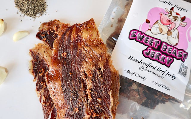 Garlic Pepper Beef Candy